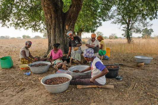 Keturah - Woman in Northern Ghana Carrying a Bucket of Shea Butter